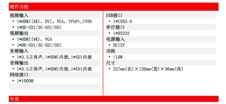 T80002EDS H.265编解器参数1